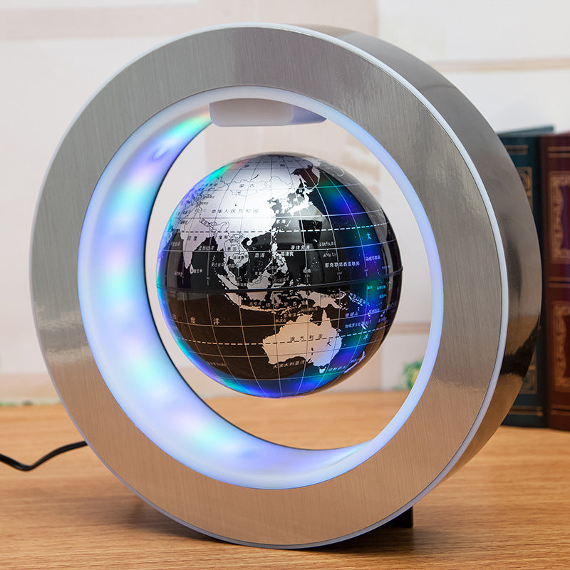 LED World Map Floating Globe Magnetic Levitation Light