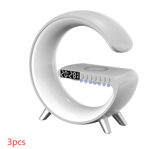 New Intelligent G Shaped LED Lamp Bluetooth Speaker Wireless Charger