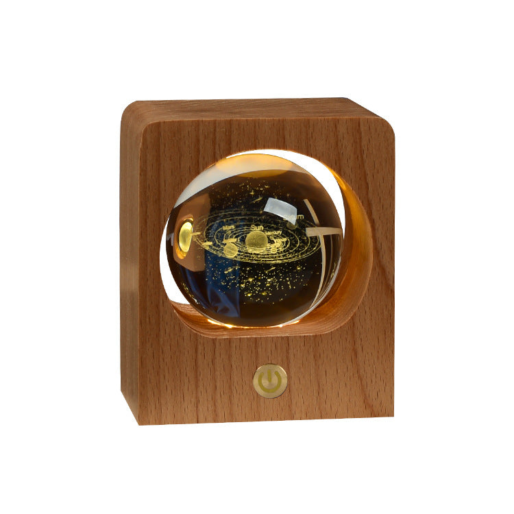 Beech Crystal Ball Night Light 3D